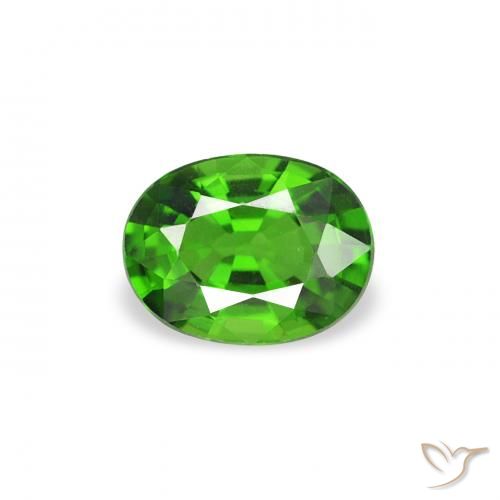 0.29ct 天然 Medium Dark-Green 铬碧玺, 椭圆形, VVS