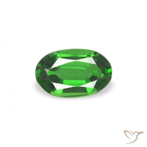 0.26ct 天然 浓绿 铬碧玺, 椭圆形, VVS