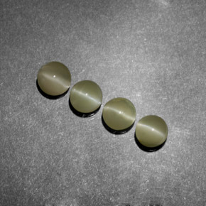 克拉天然金绿玉猫眼，透明，透明/半透明