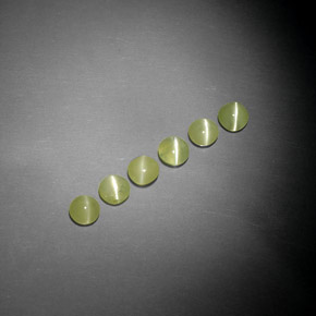 克拉天然金绿玉猫眼，透明，透明/半透明