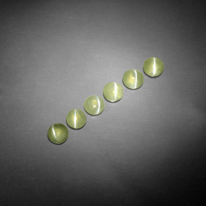 克拉天然金绿玉猫眼，透明，透明/半透明