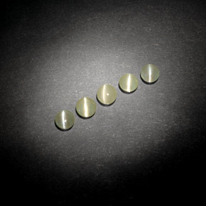 克拉天然金绿玉猫眼，透明，透明/半透明