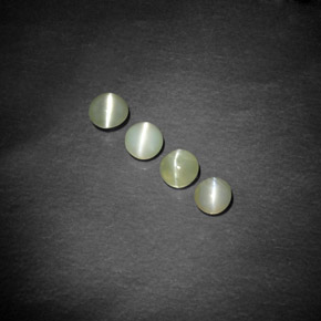 克拉天然金绿玉猫眼，透明，透明/半透明