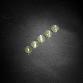 克拉天然金绿玉猫眼，透明，透明/半透明