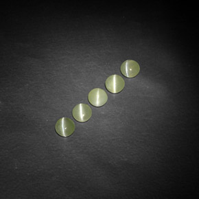 克拉天然金绿玉猫眼，透明，透明/半透明