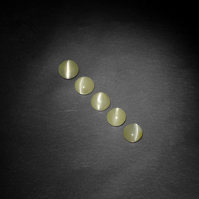 克拉天然金绿玉猫眼，透明，透明/半透明