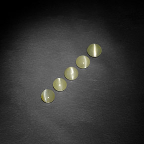 克拉天然金绿玉猫眼，透明，透明/半透明