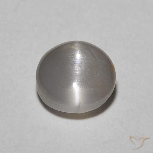 0.62ct 天然 中绿色 金绿玉猫眼, 椭圆形, 不透明