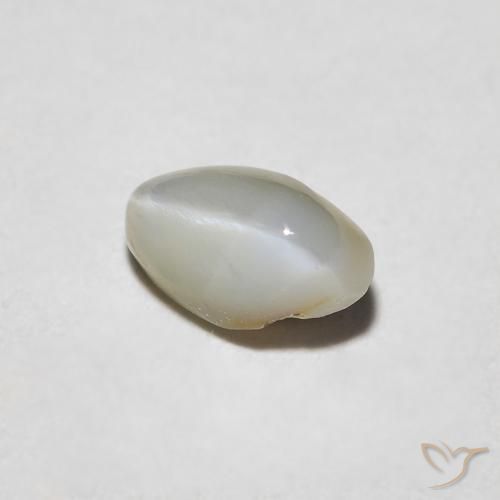 0.62克拉天然金绿玉猫眼，椭圆形，不透明