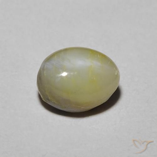1.39克拉天然金绿玉猫眼，椭圆形，不透明