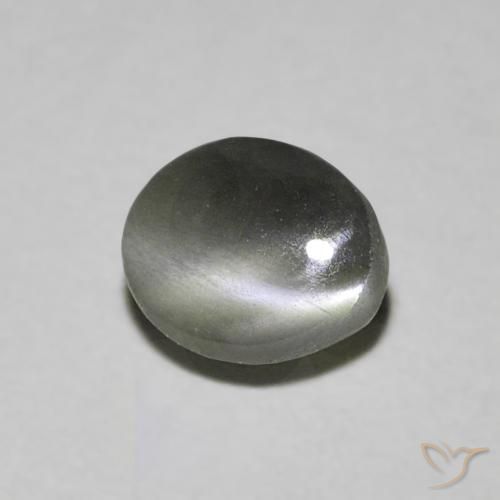 0.94克拉天然金绿玉猫眼，椭圆形，半透明