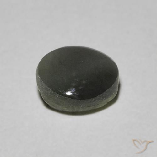 0.94克拉天然金绿玉猫眼，椭圆形，半透明