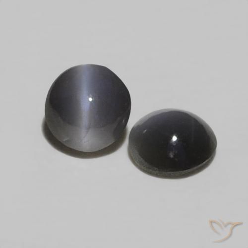 0.48克拉天然金绿玉猫眼,圆形的,不透明