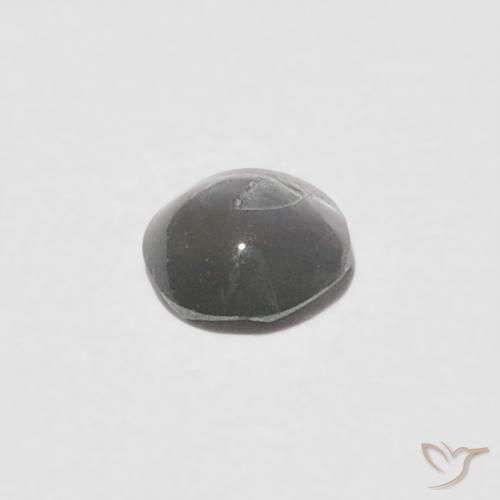 0.16克拉天然金绿玉猫眼，圆形的，不透明