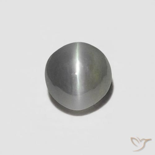 0.21ct 天然 银色 金绿玉猫眼, 椭圆形, 不透明