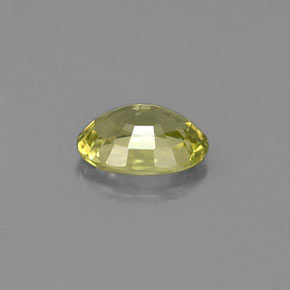 0.57克拉天然绿色金绿宝石，椭圆形切割，6.1×4.2毫米，VVS