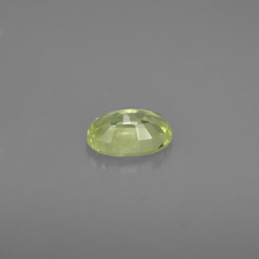 0.54克拉天然绿色金绿宝石，椭圆形切割，5.9×4毫米，VS