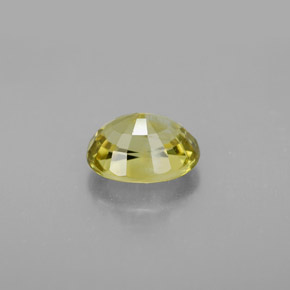 1.94克拉天然黄色金绿宝石，椭圆形切割，8.1×6.5毫米，VS