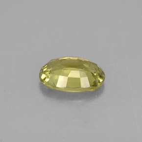 0.82克拉天然绿色金绿宝石，椭圆形切割，7×4.8毫米，VVS-VS