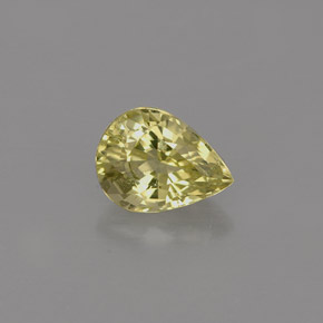 0.68克拉天然绿色金绿宝石，梨形，6.1×4.7毫米，IF
