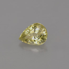 0.68克拉天然绿色金绿宝石，梨形，6.1×4.7毫米，IF