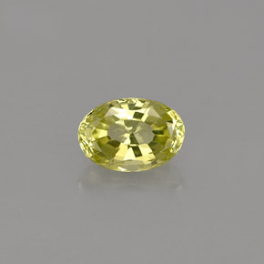 0.58克拉天然绿色金绿宝石，椭圆形切割，5.9×4.1毫米，IF