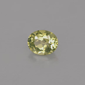 0.48克拉天然绿色金绿宝石，椭圆形切割，5.1×4.2毫米，VVS-VS