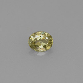 0.44克拉天然绿色金绿宝石，椭圆形切割，5.2×4.1毫米，VVS-VS
