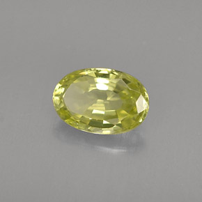 0.56克拉天然绿色金绿宝石，椭圆形切割，6.1×4.1毫米，VVS-VS