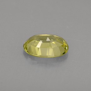 0.56克拉天然绿色金绿宝石，椭圆形切割，6.1×4.1毫米，VVS-VS