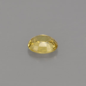 0.71克拉天然黄色金绿宝石，椭圆形切割，5.9×4.8毫米，VVS-VS
