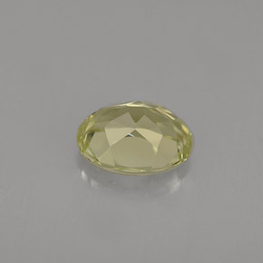 0.82克拉天然绿色金绿宝石，椭圆形切割，6.2×5.1毫米，VVS
