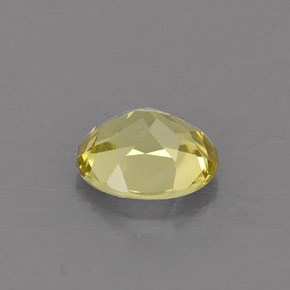 0.72克拉天然黄色金绿宝石，椭圆形切割，6×5毫米，VVS-VS
