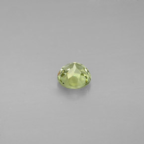 0.58克拉天然绿色金绿宝石，圆形切割，4.86毫米，VVS
