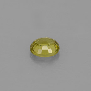 0.70克拉天然绿色金绿宝石，椭圆形切割，5.5×5.1毫米，VVS