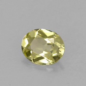 0.66克拉天然绿色金绿宝石，椭圆形切割，6.2×5.1毫米，VVS