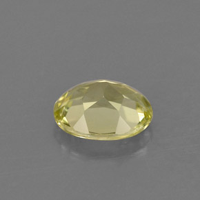 0.69克拉天然绿色金绿宝石，椭圆形切割，6×4.8毫米，VVS