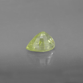 1.46克拉天然绿色金绿宝石，梨形，7.4×6毫米，VVS-VS