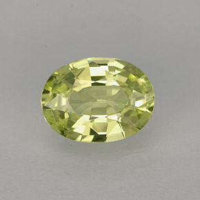1.26克拉天然绿色金绿宝石，椭圆形切割，7.7×5.8毫米，IF