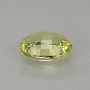 1.26克拉天然绿色金绿宝石，椭圆形切割，7.7×5.8毫米，IF