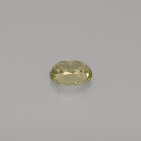 0.46克拉天然绿色金绿宝石，椭圆形切割，5.1×4.1毫米，VVS-VS