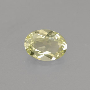 0.75克拉天然黄色金绿宝石，椭圆形切割，6.8×5.1毫米，VVS-VS