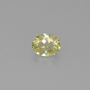0.53克拉天然绿色金绿宝石，椭圆形切割，5.3×4.2毫米，VS