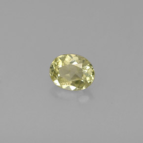 0.53克拉天然绿色金绿宝石，椭圆形切割，5.3×4.2毫米，VS