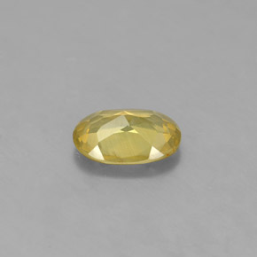0.93克拉天然绿色金绿宝石，椭圆形切割，7.2×5毫米，VS