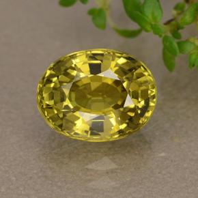 1.89克拉天然绿色金绿宝石，椭圆形切割，8.1×6.3毫米，VS