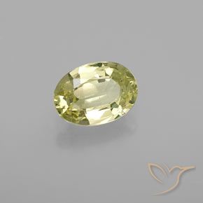 1.14克拉天然金绿玉，椭圆形，VS