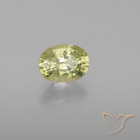 0.97克拉天然金绿玉，椭圆形，VVS-VS