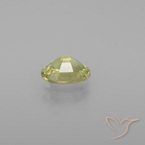 0.97克拉天然金绿玉，椭圆形，VVS-VS