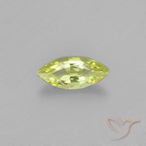 1.26ct 天然 柠檬黄 金绿玉, 榄尖形, VVS